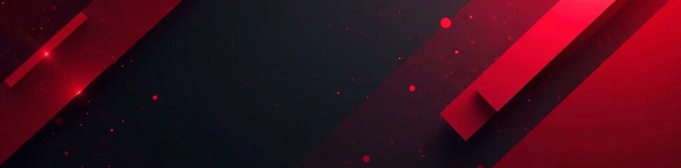 Red and black geometric shapes with soft tech diagonal gradient background , black, background