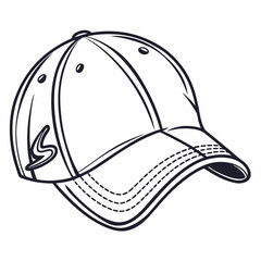 vector baseball cap