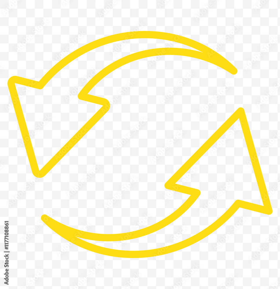 Poster update icon. refresh icon vector. green recycle vector icon symbol. repeat and reload icons set and 