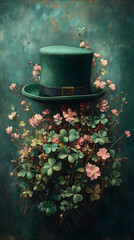 St. Patrick’s Day. Vintage Postcard