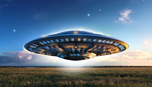 Alien themed images. Alien, ufo, flying disk, flying eye, robot, spaceship, technology. With artificial intelligence software.