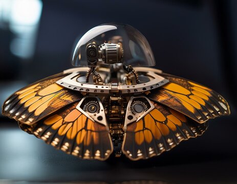 Alien themed images. Alien, ufo, flying disk, flying eye, robot, spaceship, technology. With artificial intelligence software.