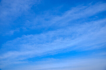 Fototapeta premium vivid blue sky with white clouds for background wallpaper