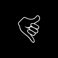 Fototapeta premium Call Me Hand Gesture