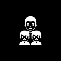 Single Dad Icon (Two Sons)
