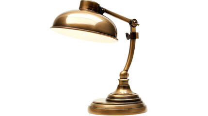 Desk lamp, isolated on transparent background