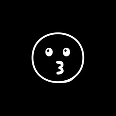 Whistling Face Emoji
