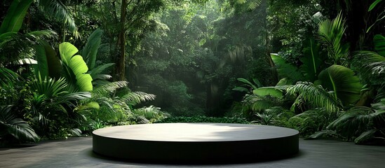Jungle Forest Empty Stage Showcase