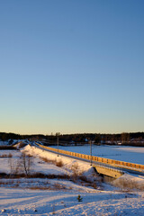 bothnia railroad in Sweden