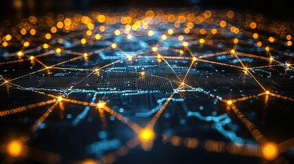 Abstract Digital Finance in the Online World By Mobile Internet, Transactions in Online Systems On the background is a digital map, internet, stock trading. Connected all over the world