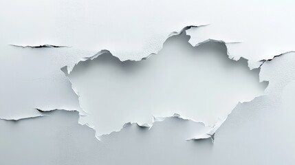 Fototapeta premium Abstract White Texture: A Study in Cracks and Gaps