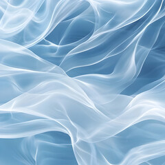 Obraz premium Ethereal Blue Flowing Fabric Texture