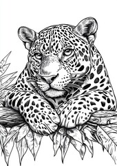 Jaguars Coloring Pages