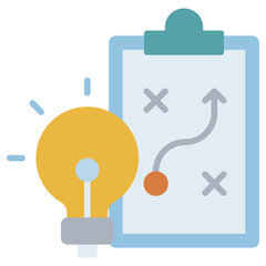 Strategy Flat Icon
