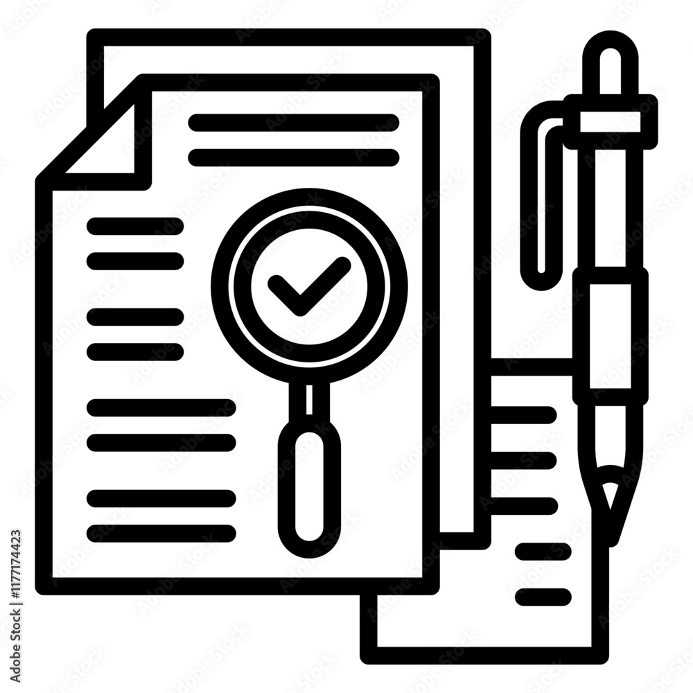 Sticker Document Control Icon