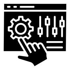 Obraz premium Control Icon