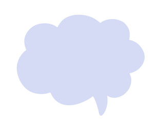 Chat Speech Bubble Message Text Cloud Vector Shape