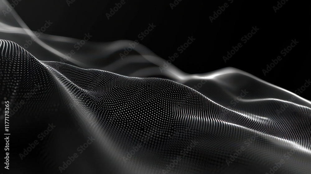 Poster abstract polygonal space. background with connecting dots and lines. artificial intelligence technol
