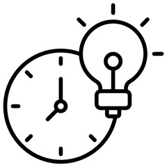 Time Outline Icon