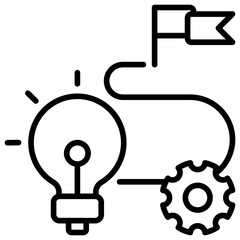 Road Outline Icon