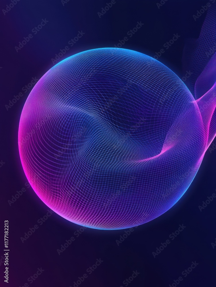 Poster abstract global technology background. global network connection. point and curve constructed the sp