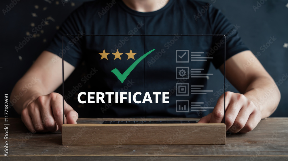 Poster Comprehensive Overview of Certificates and Compliance Documentation for Business Operations and Regulatory Standards
