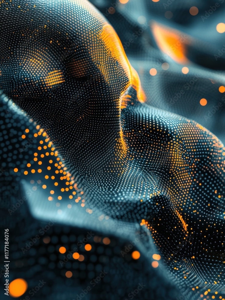 Poster technology image of globe. abstract polygonal shapes. background with connecting dots and lines. gra
