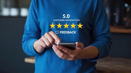 Comprehensive Customer Satisfaction Survey Concept for Business Improvement and Feedback Analysis with Engaging Design Layout