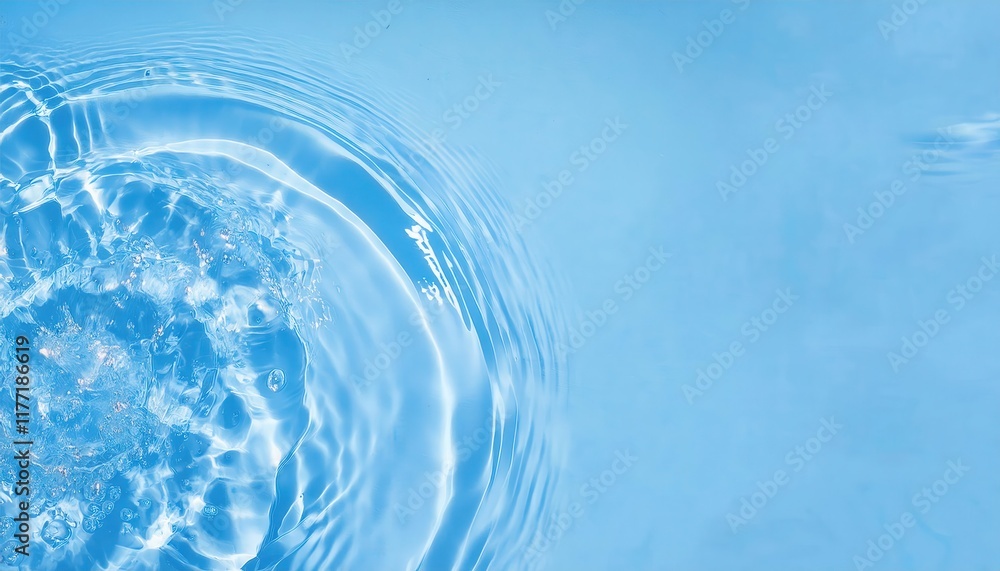 Poster crystal clear rippling water with sunlight reflections creating soothing aquatic patterns ideal for 