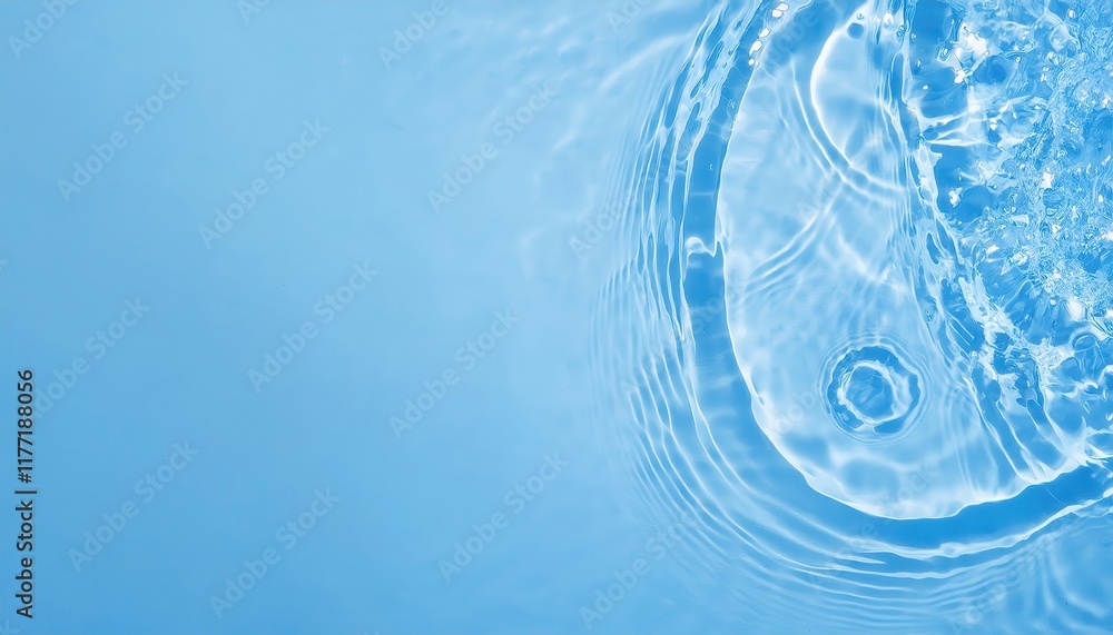 Poster crystal clear rippling water with sunlight reflections creating soothing aquatic patterns ideal for 