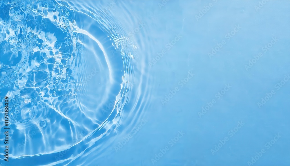 Poster crystal clear rippling water with sunlight reflections creating soothing aquatic patterns ideal for 