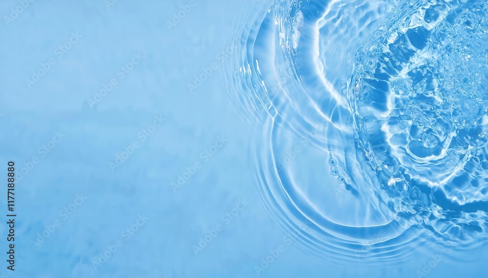 Poster crystal clear rippling water with sunlight reflections creating soothing aquatic patterns ideal for 