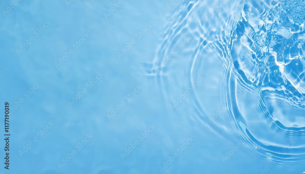 Poster crystal clear rippling water with sunlight reflections creating soothing aquatic patterns ideal for 
