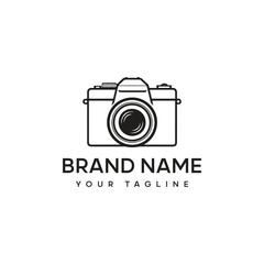 Photography badge and logo vector illustration template design

