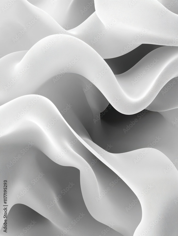 Poster grey and white abstract smooth gradient background. modern vector design