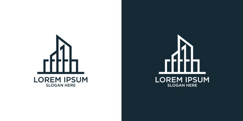 Fototapeta premium building logo design inspiration