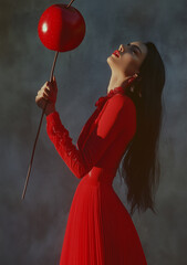 Fashion Magazine Cover Featuring Beautiful Woman Model with Unique Looks and Styles