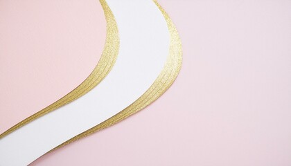 淡いパステルカラーのピンクと金の繊細で抽象的な壁紙（和風イメージの背景素材）
