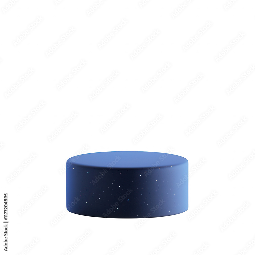 Poster a digital round object with a cosmic design and starry texture, perfect for creative projects., isol