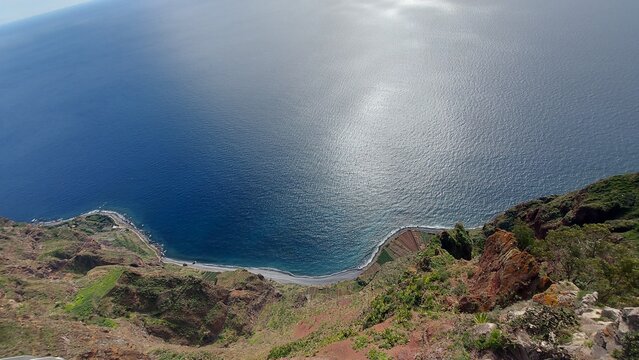 grass, nature, outdoor, sea, ocean, aky, clouds, landscape, blue, peace, tarvel, destination, madeira island, island, love