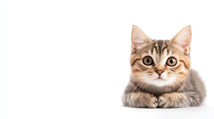 Adorable Kitten with Big Eyes