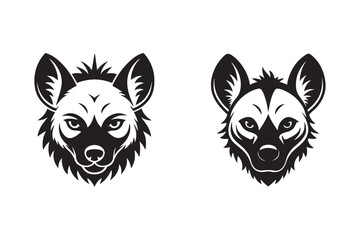 Hyena head logo vector