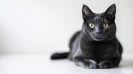 Black Cat Lying Down