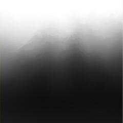 Fototapeta premium Misty mountain peaks fading into fog, atmospheric landscape background