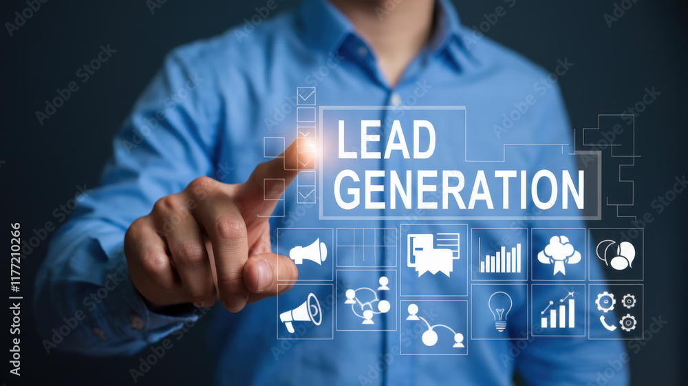 Poster effective lead generation strategies: identify and capture potential customers for business products