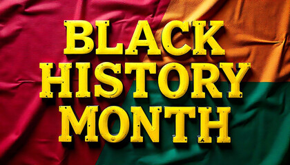 Black History Month 2025 banner design, Black History Month celebration, Black History Month February concept, template design, poster with text, created with generative ai