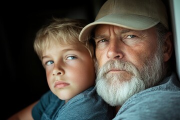 This enlightening image features a grandfather teaching his grandson, showcasing the beauty of intergenerational learning and the bond formed through shared interests and hobbies.