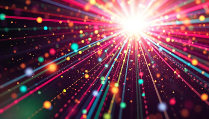 a network or data visualization concept with scattered dots and lines,Abstract technology background, Global Business Connections. Corporate networking, Digital illustration created with generative ai