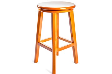 Orange Wooden Stool: Design & Style Guide