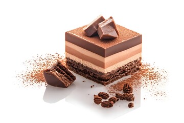 Layered Chocolate Cake Dessert, Deliciously Sweet Treat